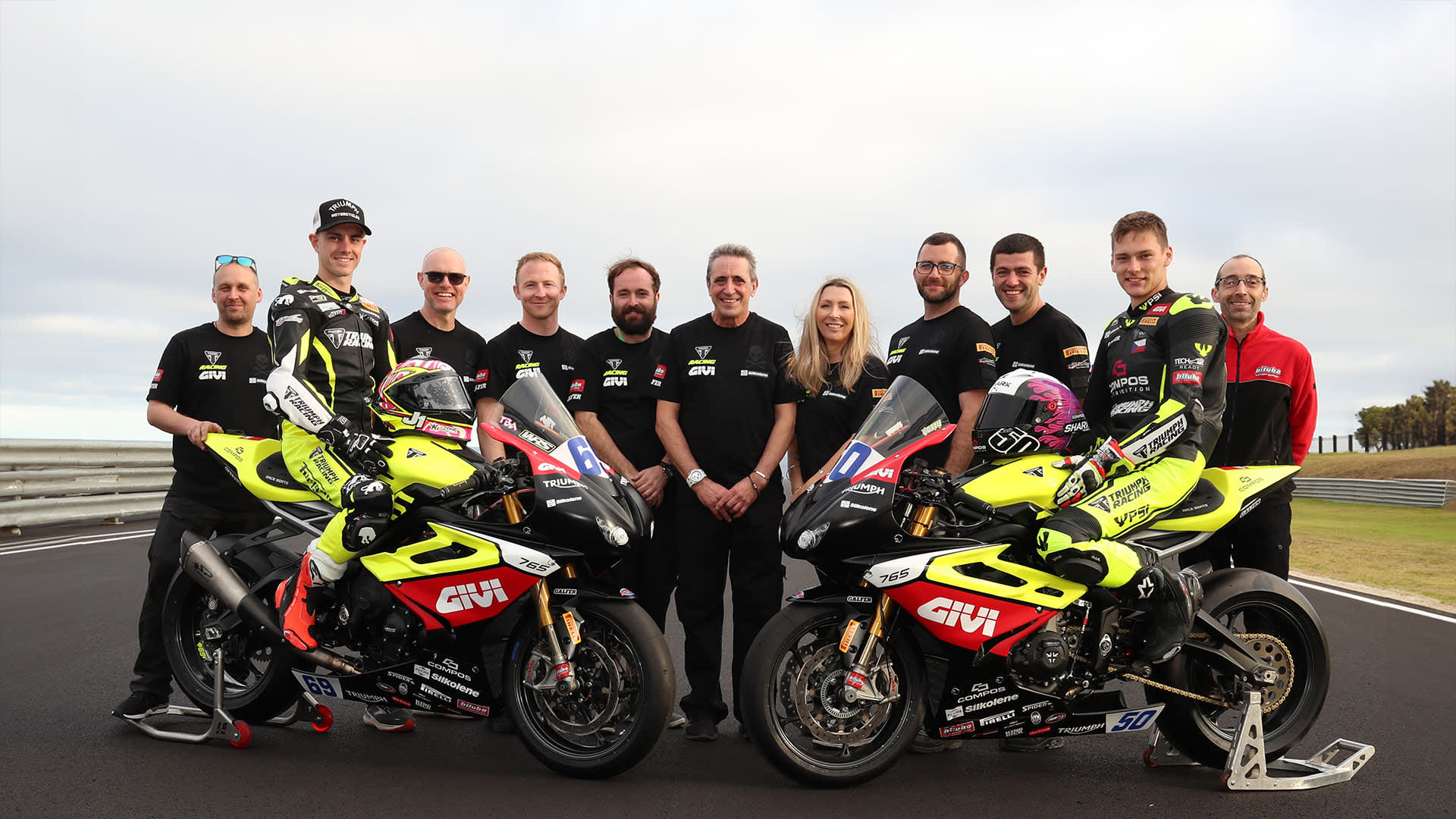 Triumph PTR team and Street Triple 